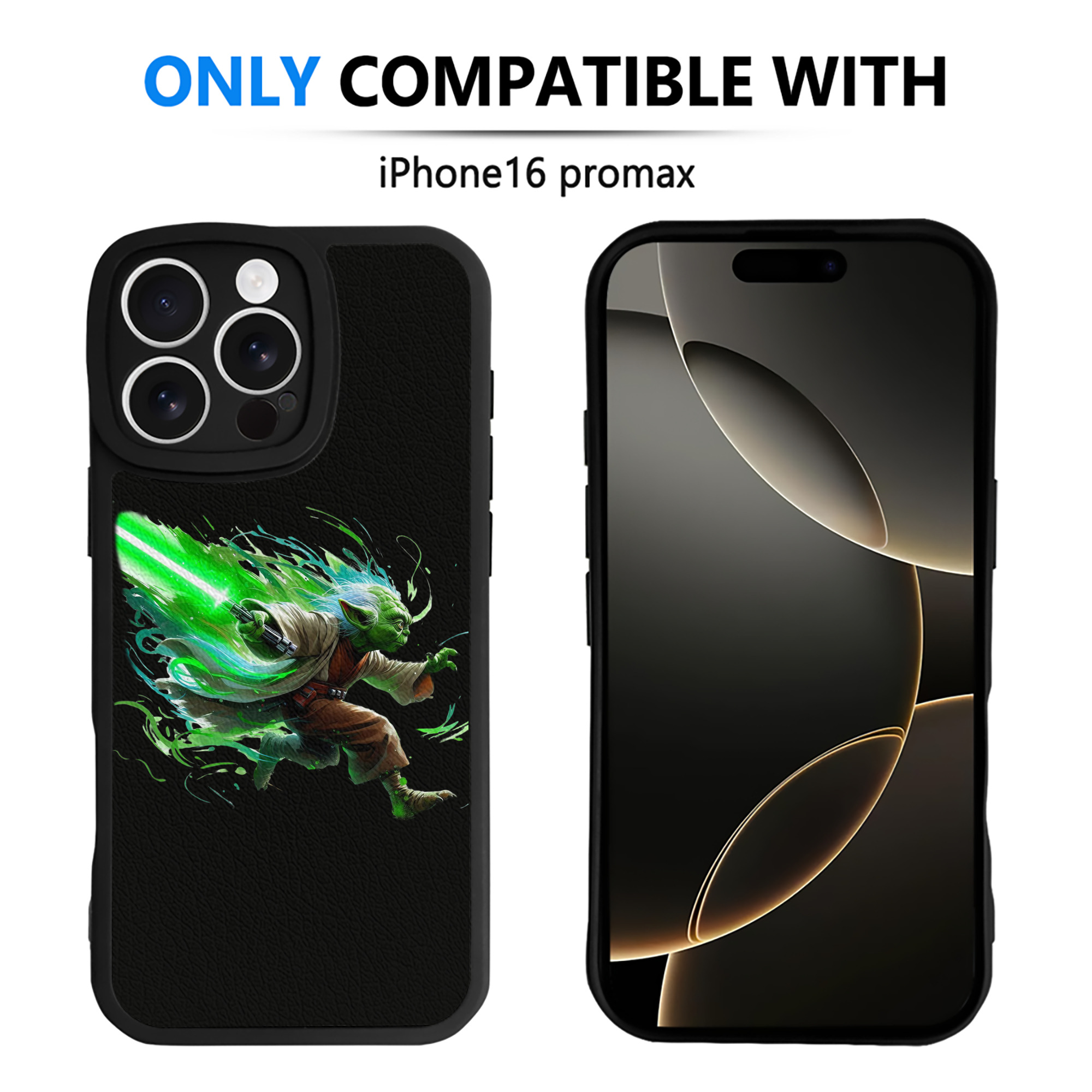（画像用） スター・ウォーズ Star Wars 【iPhone 16シリーズ対応】シリコンスマホケース（レザー調） 材質：シリコン